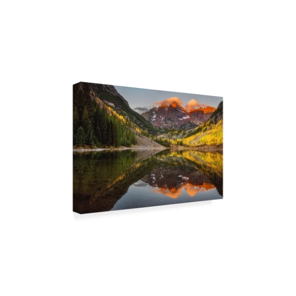 Darren White Photography 'Sunkissed Peaks Bright' Canvas Art,16x24